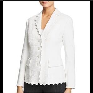 Tory Burch Jacket Size 2 Bailey summer blazer White Cotton